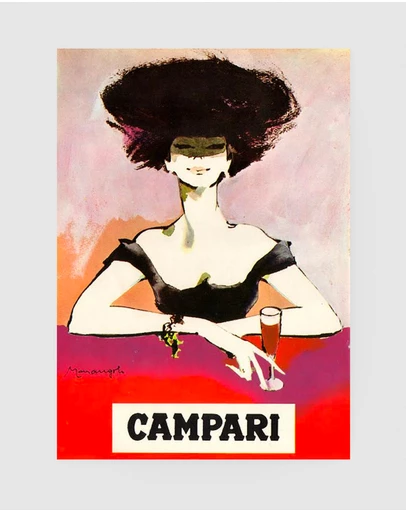 Inka Arthouse - Campari Woman Art Print