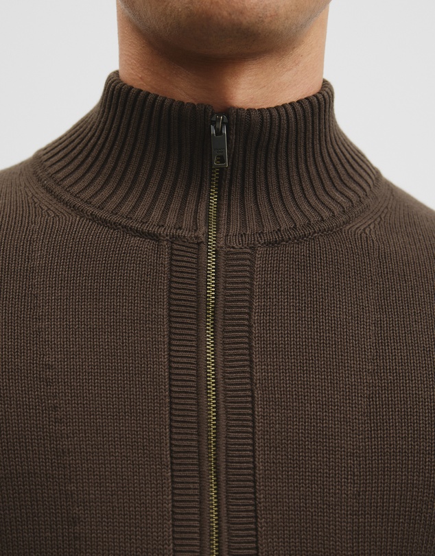 Country Road - Australian Cotton Zip Through Knit Jacket
