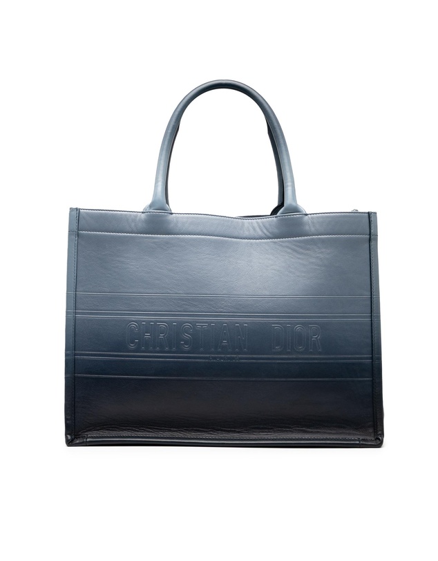 Pre-Loved by Azura Reborn - Pre-Loved Medium Ombre Embossed Leather Book Tote