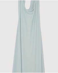 Revibe - Repaired MISHA Jennifer Cupro Maxi Dress - AU 8