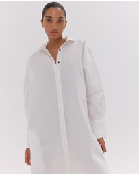 Cloth & Co. - The Shirt Dress | White
