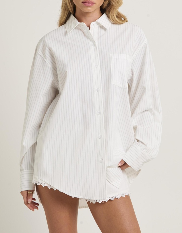 Subtitled - Dylan Stripe Poplin Shirt