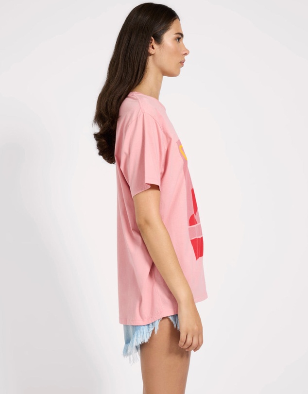 ONE TEASPOON - Caribbean Boyfriend Tee - Pink