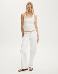 Cotton On - Sheer Layer Scoop Tank