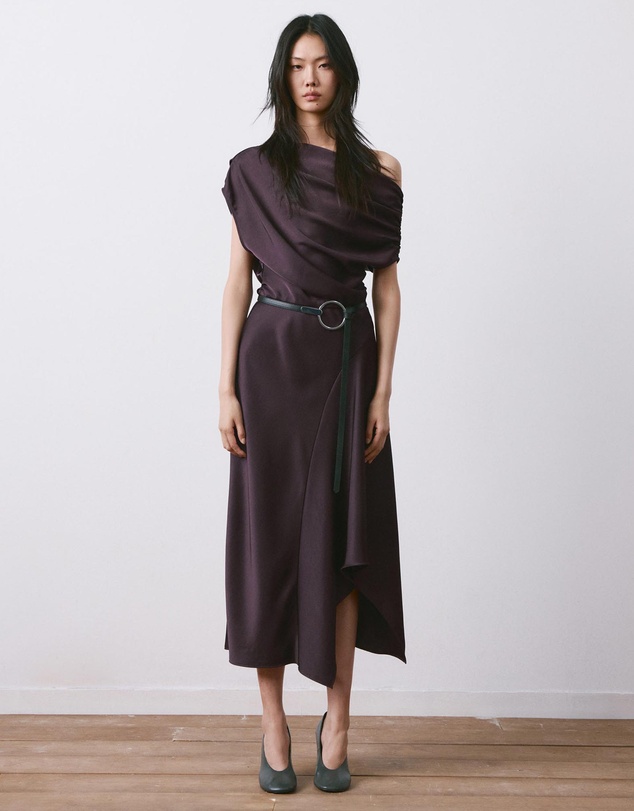M.N.G - Asymmetrical Flared Dress