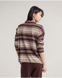 Oxford - Pip Striped Polo Knit