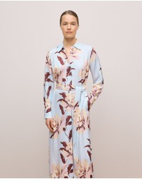 Trenery - Camellia Shirt Dress in Soft Blue