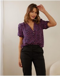 Atmos&Here - Brodie Puff Sleeve Blouse