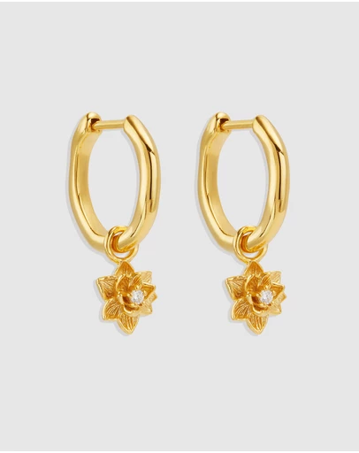 By Charlotte - Bloom Within Lotus Hoops