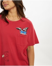 Vintage by The Real Deal - Pre Loved - 1999 Looney Tunes Pepé Le Pew Pocket Tee