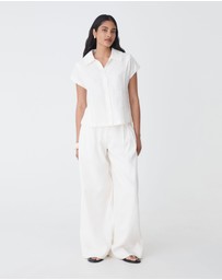 Forcast - Ami Linen Collar Shirt