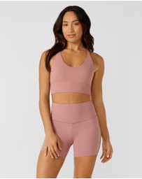 Lorna Jane - Lotus No Chafe Phone Pocket 12cm Bike Shorts