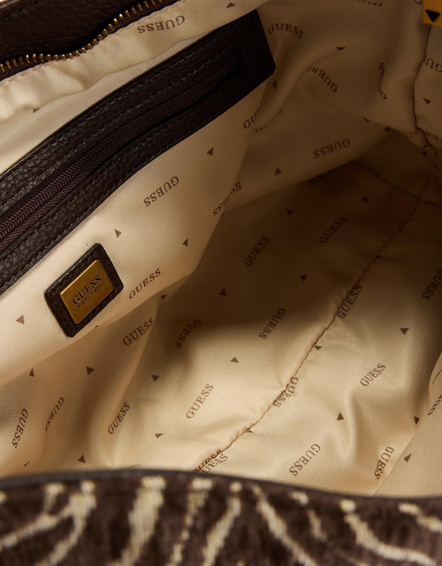GUESS - Zebra Camden Shoulder Bag