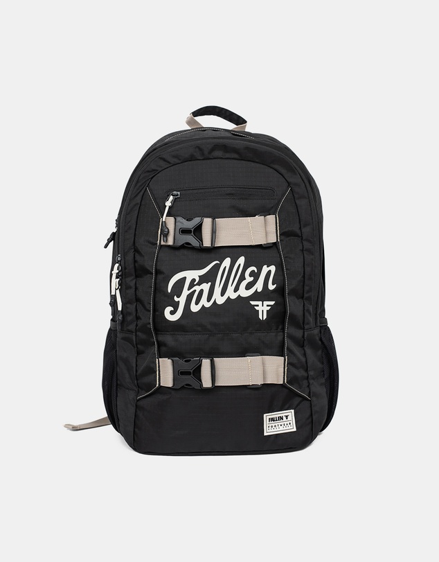 Fallen Footwear - Fallen Footwear Fury Board Nylon Ripstop Backpack 24L Unisex - Black / White