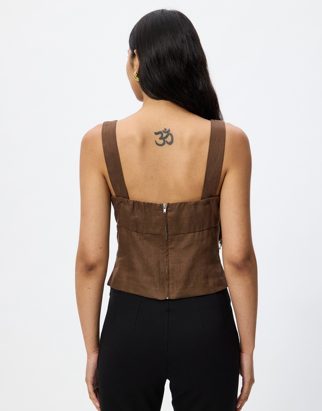 Reformation - Clarence Linen Top