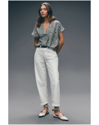 NEXT - 100% Cotton Barrel Leg Jeans