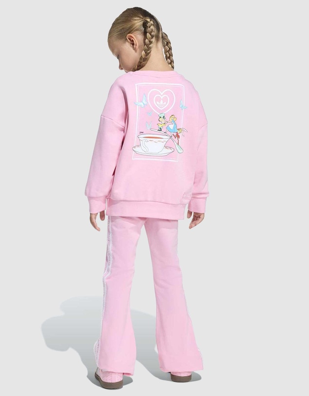 adidas Originals - adidas x Disney Crew Flared Leggings Set - Babies-Kids