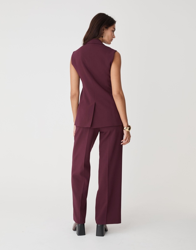 Forcast - Nikki Long Collared Vest