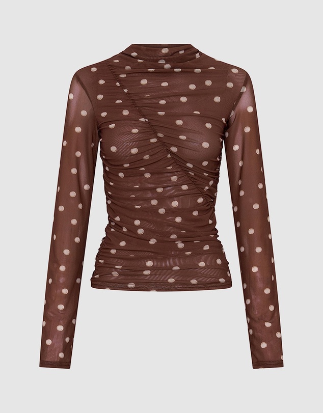 KIVARI - Edie Mesh Top