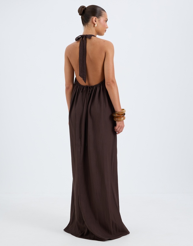 Calli - Adina Halter Maxi Dress