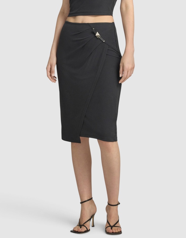 GUESS - Karole Midi Gathered Skirt