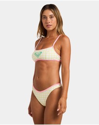 Roxy - Womens The Swell Hi Leg Tanga Bikini Bottom
