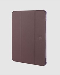 Tucano - Tucano Satin Folio Case Plum for iPad 10th Gen 10.9 2022 with Pencil Holder and Stand