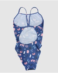 Salty Johnson - Squiggles Thin Strap One Piece