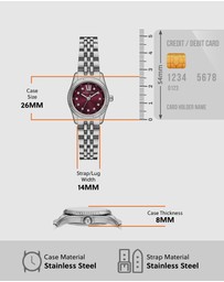 Michael Kors - Lexington Silver Analogue Watch