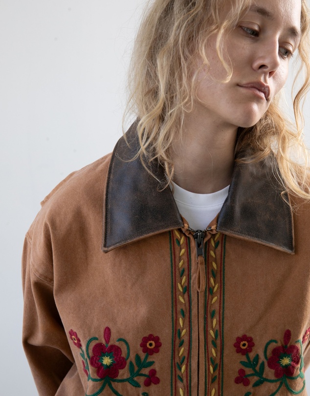 Found - Canvas Embroidered Work Jacket