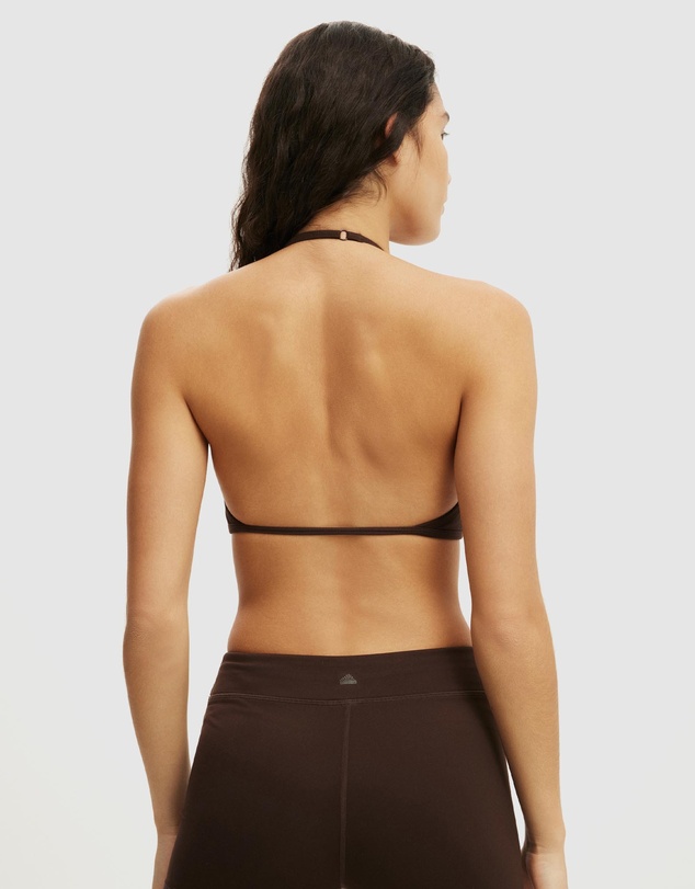 Cotton On Body Active - Ultra Soft Halter Open Back Crop