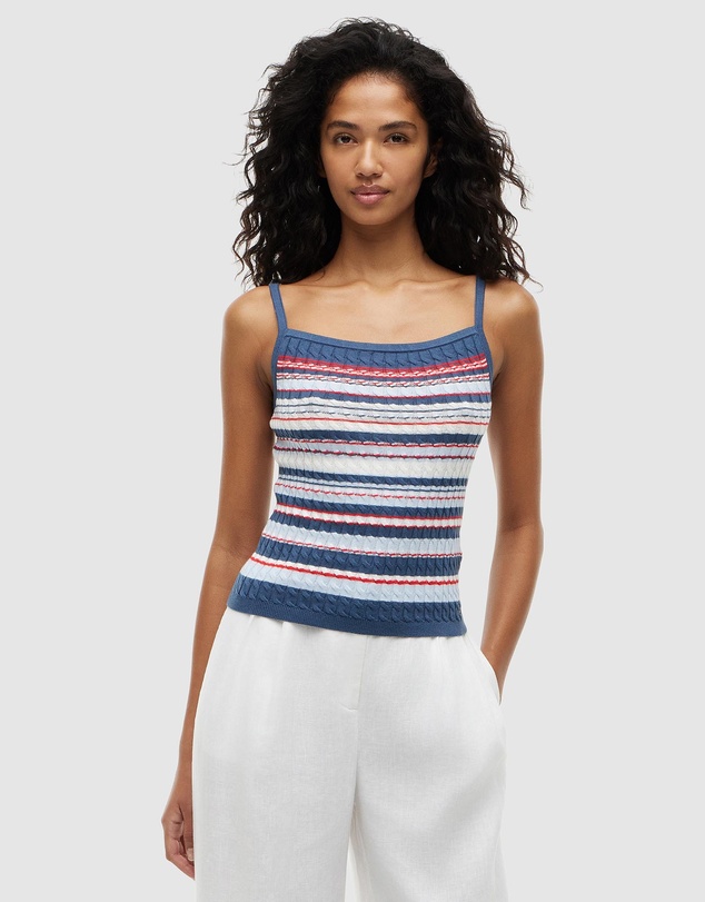 Tommy Hilfiger - Fine Gauge Cable Strap Top