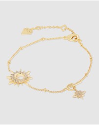 Wanderlust + Co - Sunlit Crescent Gold Bracelet