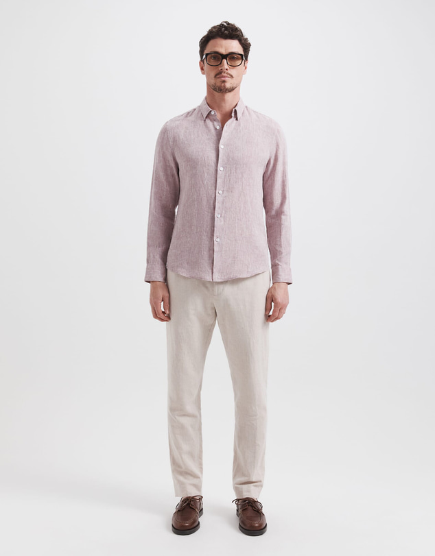 SABA - Anderson Classic Yarn Dyed Linen Shirt