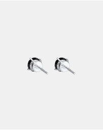 Kuzzoi - ICONIC EXCLUSIVE - Earrings Basic Geo Crystals 925 Sterling Silver