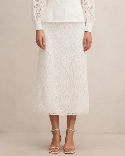 Forever New - Loretta Lace Midi Skirt