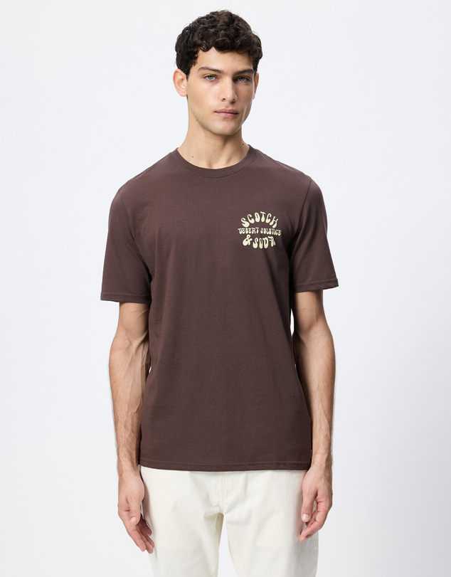 Scotch & Soda - Left Chest Artwork Regular-Fit T-Shirt