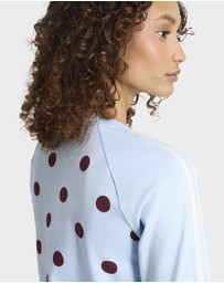 adidas Originals - POLKA DOTS SLIM LONG SLEEVE TOP Womens