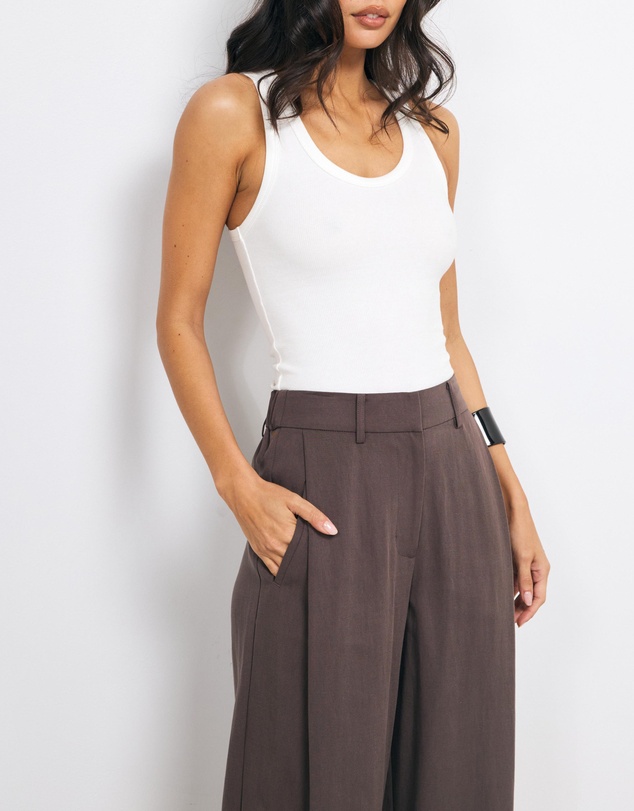 AERE - Eloise Tailored Summer Suiting Pants