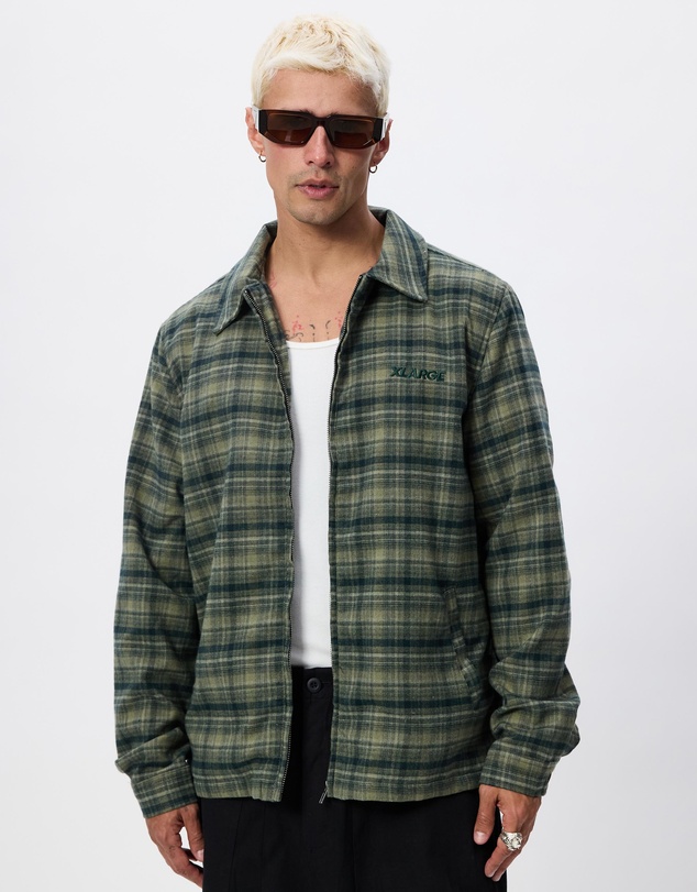 X-Large - Italic Zip Shirt