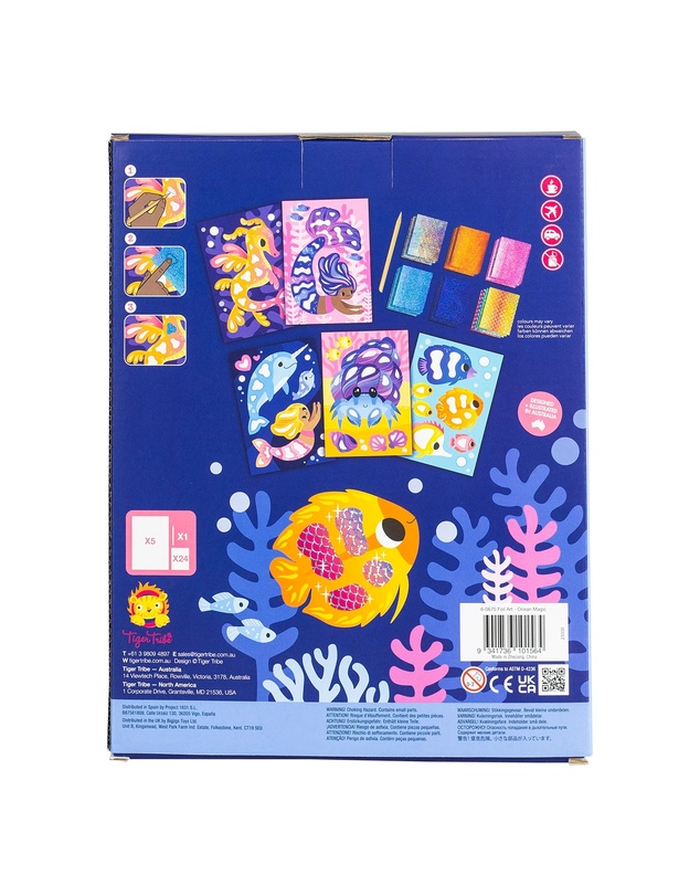 Tiger Tribe - Foil Art Ocean Magic