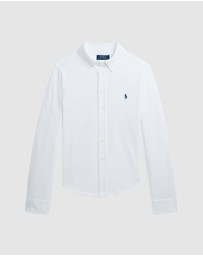 Polo Ralph Lauren - Featherweight Cotton Mesh Shirt - Teens