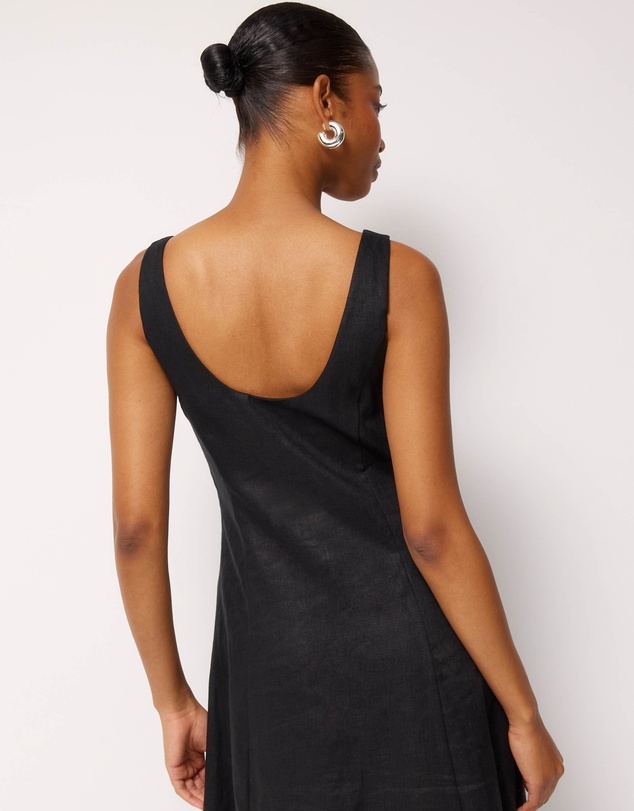AERE - Fern Linen Maxi Dress
