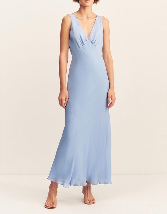 Shona Joy - Korine Plunged Maxi Dress