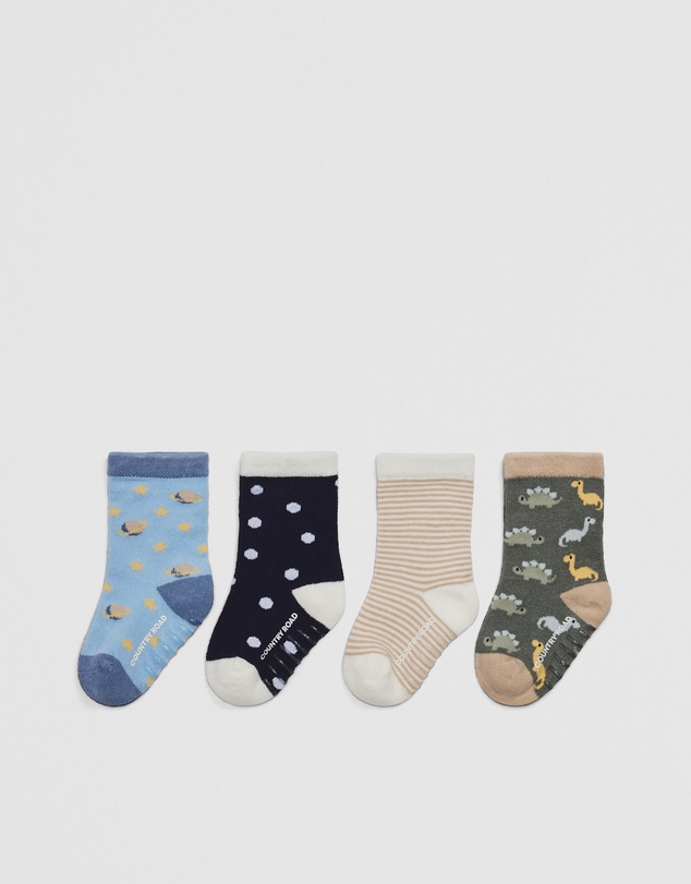 Country Road - Baby Sock Pack Of 4