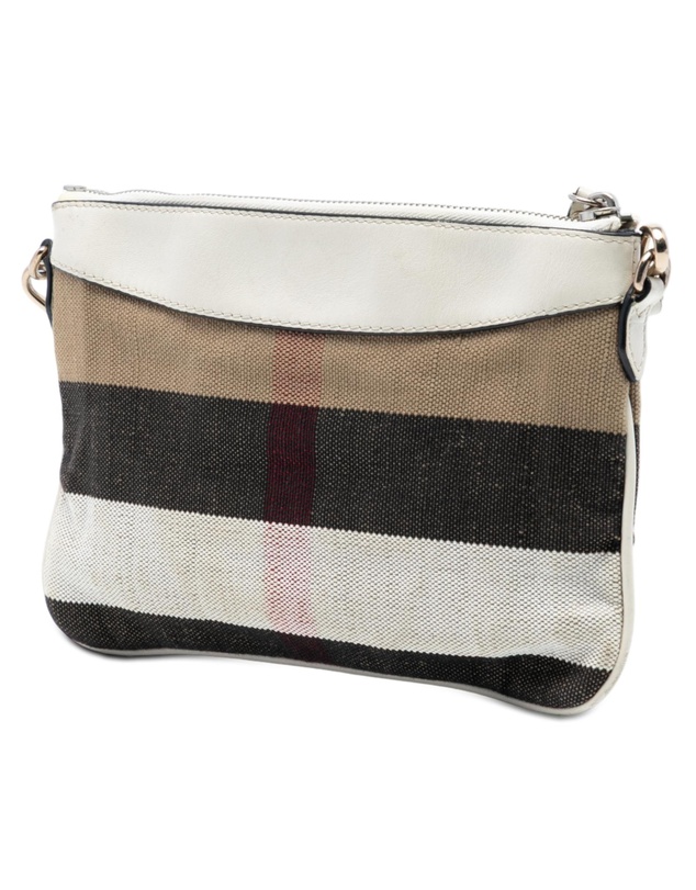 Pre-Loved by Azura Reborn - Pre-Loved Mega Check Canvas Peyton Crossbody