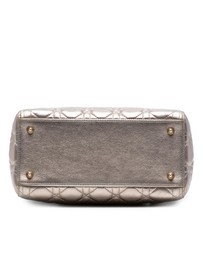 Pre-Loved by Azura Reborn - Pre-Loved Medium Metallic Lambskin Cannage Lady Dior