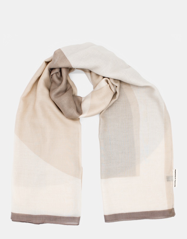 Morgan & Taylor - Lotus Light-Weight Scarf in Burgundy Red