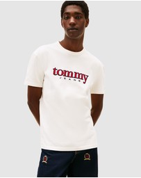 Tommy Jeans - Regular Appliq Graphic SS Tee