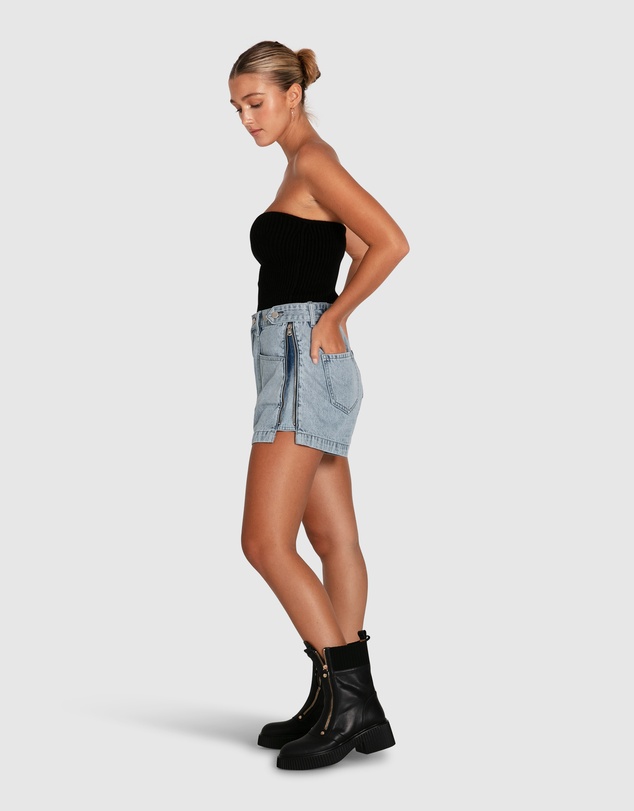 Belle & Bloom - Bring The Heat Denim Shorts